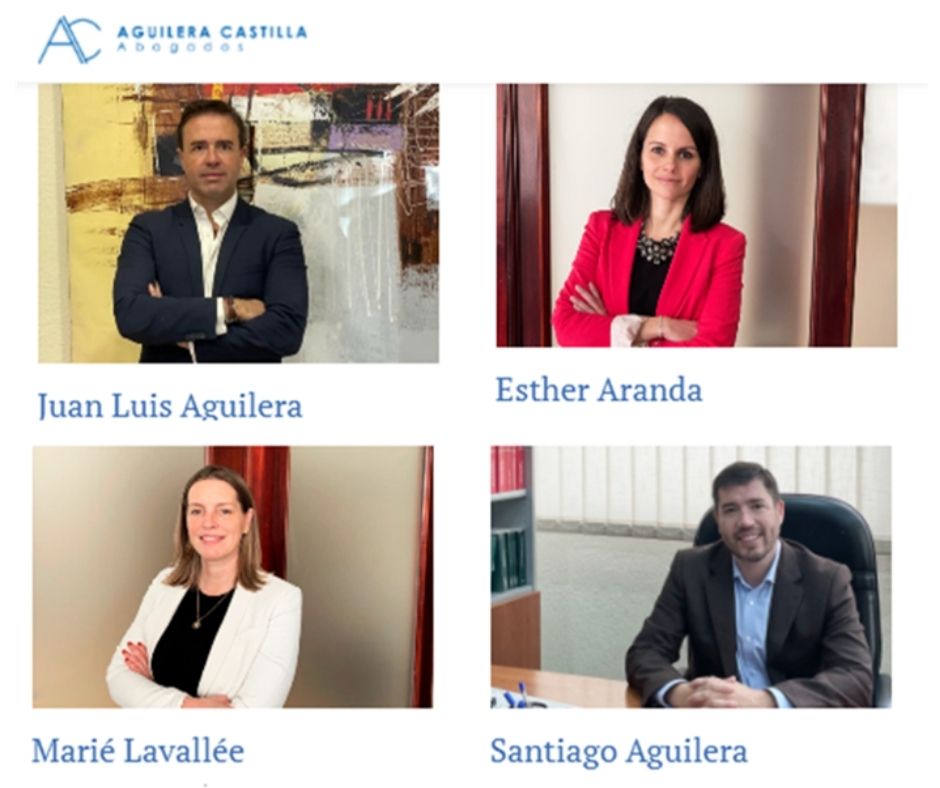 Equipo de abogados y partners Aguilera Castilla Abogados